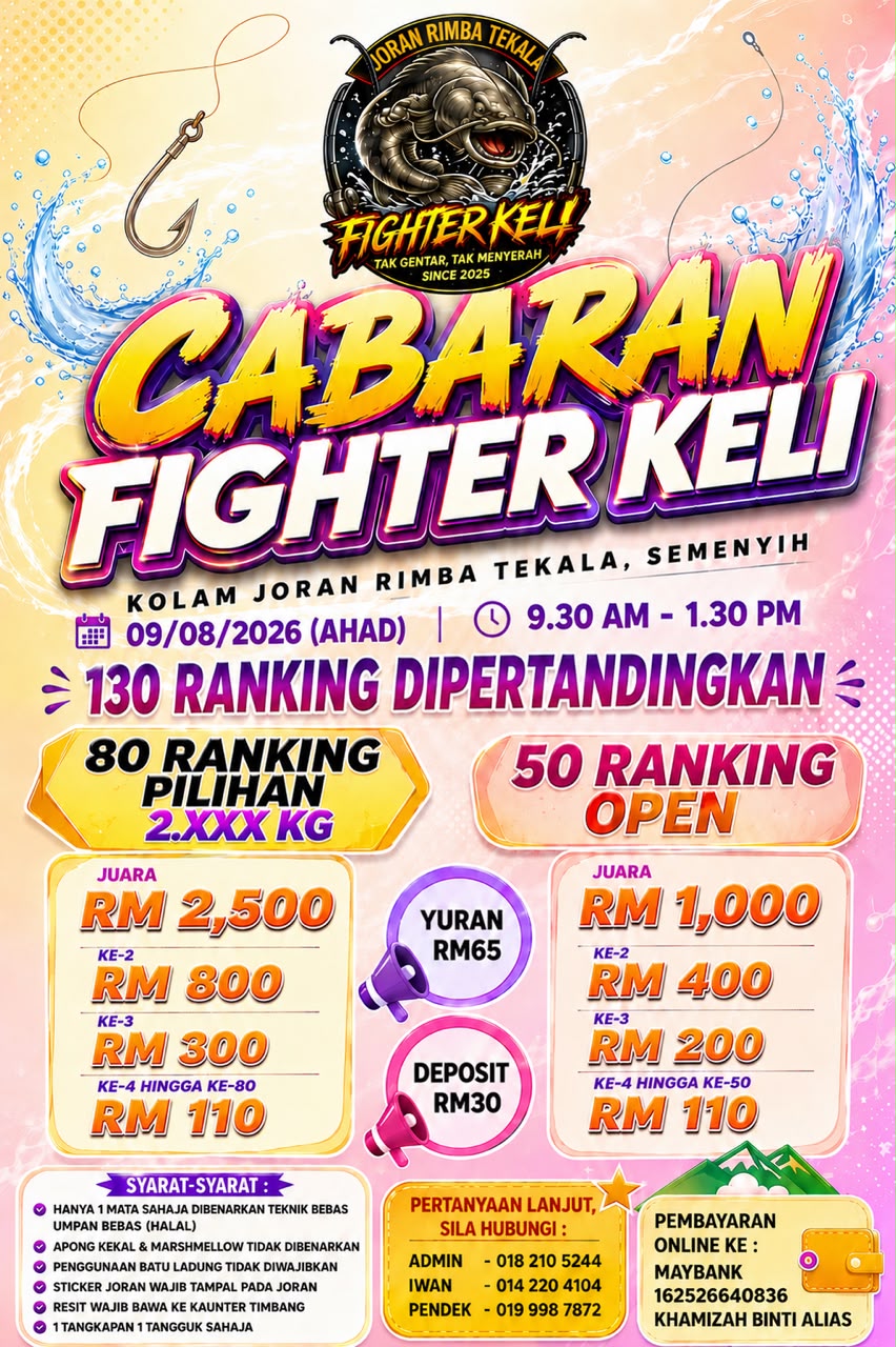 Flyer CABARAN FIGHTER KELI KOLAM JRT